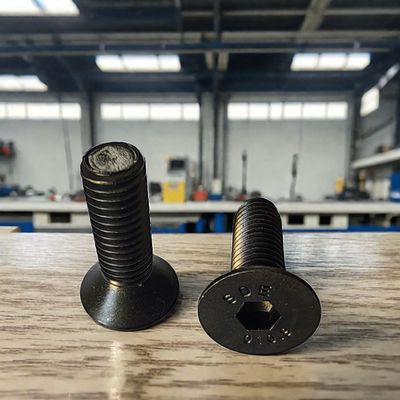 고객의 요청 합금 강철 전체 스레드 평면 카운터 싱크 헤드 헥스 소켓 캡 나사