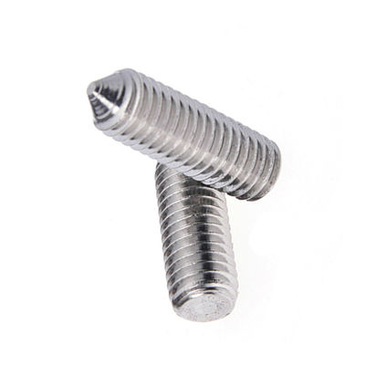 스테인리스 스틸 도그 포인트 헥사곤 소켓 세트 나사 메트릭 측정 시스템