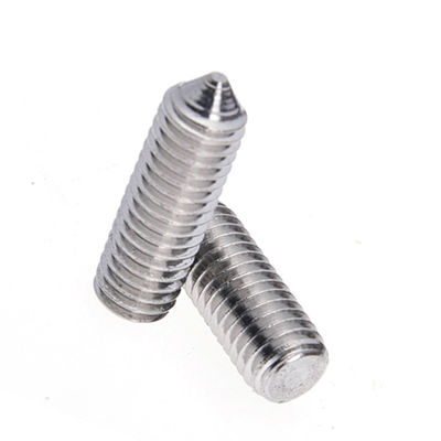 스테인리스 스틸 도그 포인트 헥사곤 소켓 세트 나사 메트릭 측정 시스템