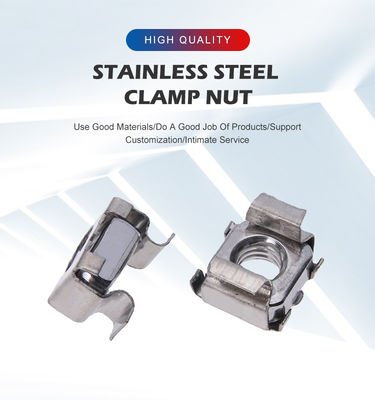 M6 M4 M8 M10 다른 측정 시스템에 사용되는 스테인리스 스틸 OEM M6 케이지 견과류