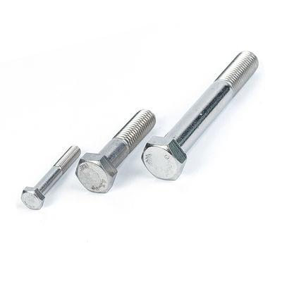 직급 스테인리스 스틸 304 반 실과 전체 실 볼트 평면 마무리