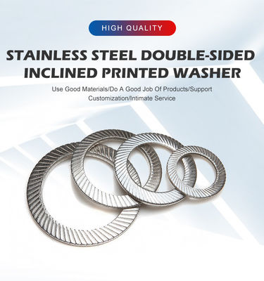 스테인레스 스틸 M3 광산 장비 교체용 듀얼 사이드 Knurl 잠금 세척기