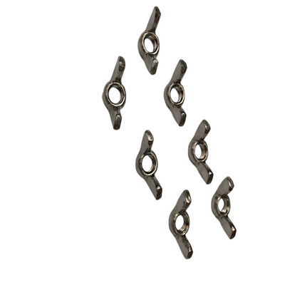 표준 DIN 스테인리스 스틸 M6 M8 M10 날개 견과류 Din315 Ss304 나비 견과류