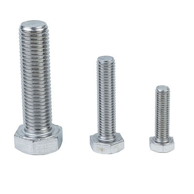 기계 리모델링을위한 평면 마무리 DIN933 스테인리스 스틸 견과류 및 볼트