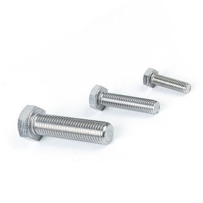 기계 리모델링을위한 평면 마무리 DIN933 스테인리스 스틸 견과류 및 볼트