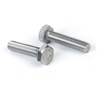 GB 표준 스테인리스 스틸 DIN933 진열 된 무거운 헥스 볼트 나트