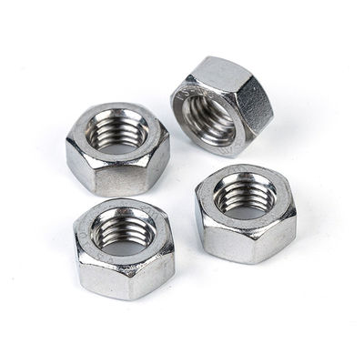 스테인 스틸 헥사곤 견과류 은색 또는 산업용 사용자 지정 마무리