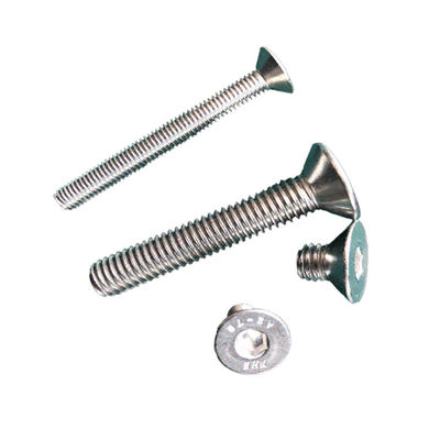 스테인리스 스틸 카운터심크 헥사곤 소켓 스크루 플래트 헤드 M2M3M4M5M6