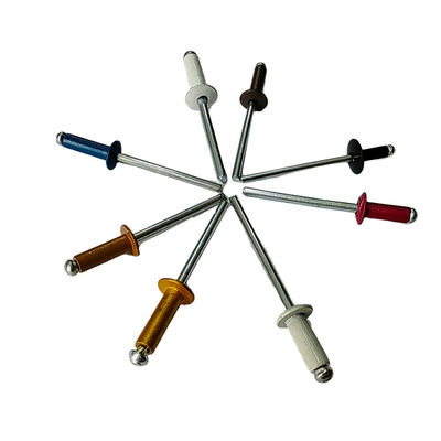 환경 친화적 인 다채로운 둥근 머리 오픈 엔드 리베트 산업용