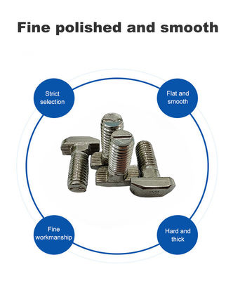 좋은 스테인리스 스틸 고정 스ikulu와 볼트와 함께 전체 스레드 타입 T 슬롯 볼트