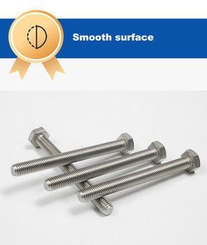 DIN933 931 스테인리스 스틸 304 316 헥사곤 헤드 풀 스레드 헥스 볼트 표준 DIN