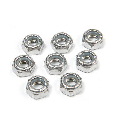 중용용용용용으로 100% 검사된 스테인리스 스틸 나일론 잠금 견과류 DIN985