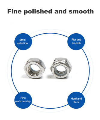 중용용용용용으로 100% 검사된 스테인리스 스틸 나일론 잠금 견과류 DIN985