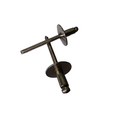 큰 가장자리 둥근 머리 오픈 타입 스틸 블라인드 리빗 열 저항성 및 제거하기 쉽습니다