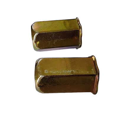 4.8 소형 머리의 용용으로 진크 노란색 크로마트 접착 된 풀 헥스 리벳 견과류