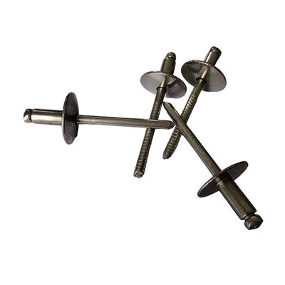 높은 부하 용량 개방형 철강 당기 리브, 큰 가장자리와 밝은 마무리