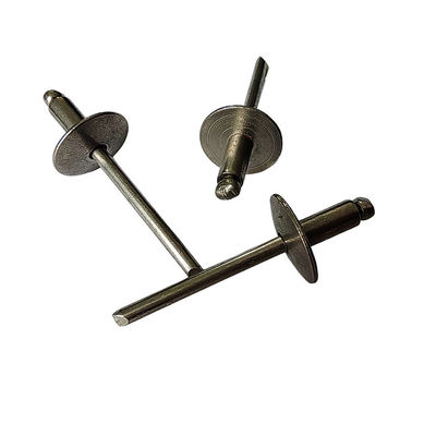 높은 부하 용량 개방형 철강 당기 리브, 큰 가장자리와 밝은 마무리