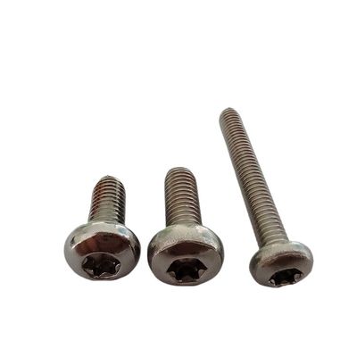 전체 스레드 타입 스테인리스 스틸 변조 방지 버튼 헤드 보안 스ikulu와 핀