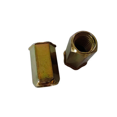 노란 진크 접착 탄소 강철 작은 머리 전체 헥스 스레드 니트 너트 당신의 이익을 위해