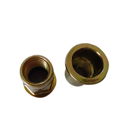 주황 흰색 평면 머리 반 헥스 스레드 리벳 견과류 가전용 노란색 주황 판