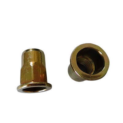 진크 노란색 염색 접착 탄소 스틸 반 헥스 평면 머리 리벳 견과류 설치가 용이하기 위해