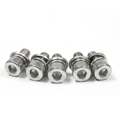 평면 마무리 스테인리스 스틸 조합 나사 내부 육각형 평면 스프링 세척기