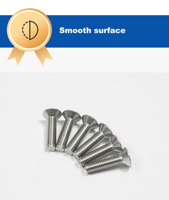 크로스 Recessed Countersunk 머리와 신뢰할 수있는 스테인레스 스틸 소켓 스크루