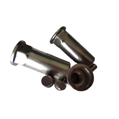 스테인레스 스틸 평면 머리 반 헥스 폐쇄 끝 리빗 견과류 자동차 카드미엄 접착