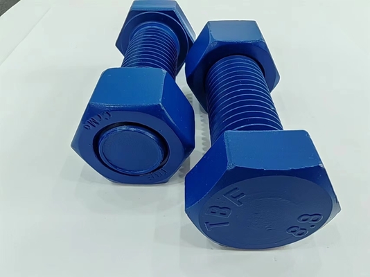 스테인레스 스틸 긴 이중 끝 스터드 스틱 PTFE 마무리 헥스 너트 세트 10mm-1000mm