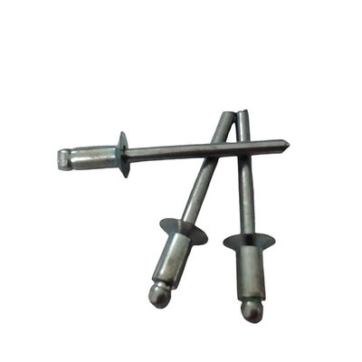 DIN 표준 경쟁력있는 오픈 엔드 블라인드 리베트 철 반 침몰 머리와 둥근 머리로