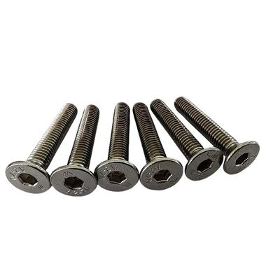 전체 스레드 유형 INCH 측정 스테인리스 스틸 304 카운터 스크 헤드 평면 헤드 스크루