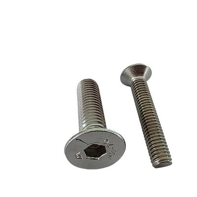 전체 스레드 유형 INCH 측정 스테인리스 스틸 304 카운터 스크 헤드 평면 헤드 스크루