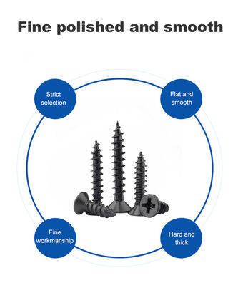 ISO 빌딩 평면 깁스 스크루와 카운터 수크 헤드와 검은 건조 벽 스크루