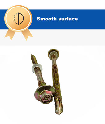 금속 성능의 고강도 결합을 위해 가연 된 자기 탭 지붕 나사