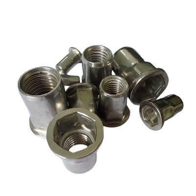 의료용 자동차 OEM용 평면 헤드 반 헥스 블라인드 리벳 견과류