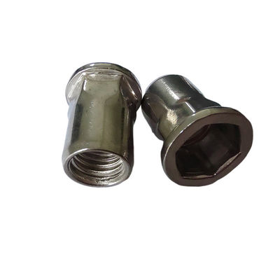 가정용 가전용품용 필수 메트릭 평면 머리 반 헥스 실린 스레드 리벳 견과류