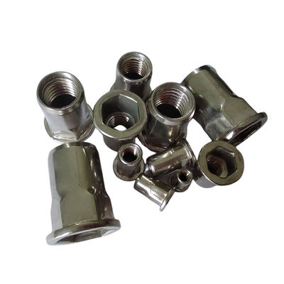 가정용 가전용품용 필수 메트릭 평면 머리 반 헥스 실린 스레드 리벳 견과류