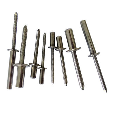 날씨에 견고한 스테인레스 스틸 둥근 머리 블라인드 리베트 밀폐 끝 3.2mm/4.0mm/4.8mm/6.4mm 지름