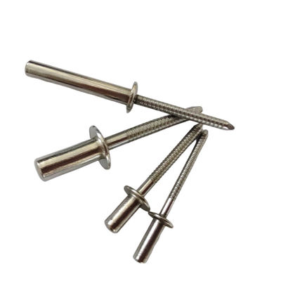 날씨에 견고한 스테인레스 스틸 둥근 머리 블라인드 리베트 밀폐 끝 3.2mm/4.0mm/4.8mm/6.4mm 지름
