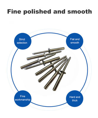 날씨에 견고한 스테인리스 스틸 카운터 수렁 블라인드 리베트 길이 6-25mm 끝은 닫습니다