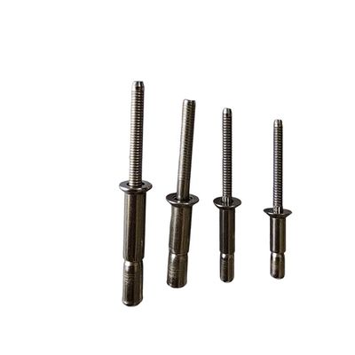 메트릭 구조 리벳 고강성 스테인레스 스틸로 만든 밝은 코팅되지 않은 마무리