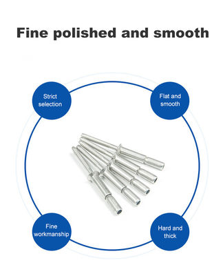 304 스테인리스 스틸 평면 원형 카운터 싱크 헤드 컵 타입 블라인드 리벳 오픈 엔드