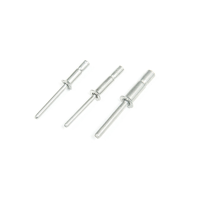 블라인드 리빗 4.8mm 6.4mm 인터클로크 스틸 돔 헤드 모노볼트 컵 타입 평면 마무리