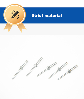 블라인드 리빗 4.8mm 6.4mm 인터클로크 스틸 돔 헤드 모노볼트 컵 타입 평면 마무리