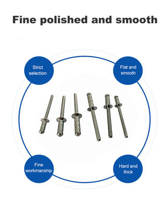 다양한 응용 용도로 스테인리스 스틸 재료에서 경쟁력있는 멀티-그립 블라인드 리벳