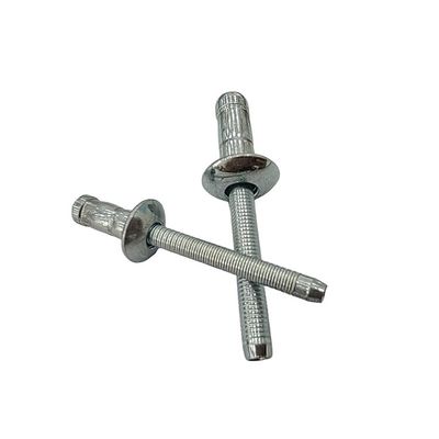 탄소 강철 블라인드 리베트 밝은 마무리 및 Countersunk 머리
