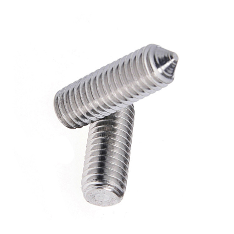 고객 A 레벨 주황 접착 된 헥사곤 소켓 세트 스크루와 전체 스레드 유형