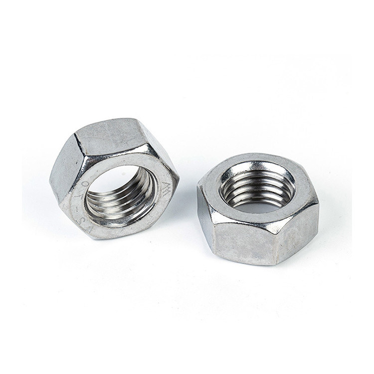 스테인 스틸 헥사곤 견과류 은색 또는 산업용 사용자 지정 마무리