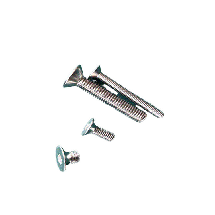 전체 스레드 사용자 정의 A2 스테인리스 스틸 플러시 마운트 실린더 헤드 헥스 소켓 기계 나사