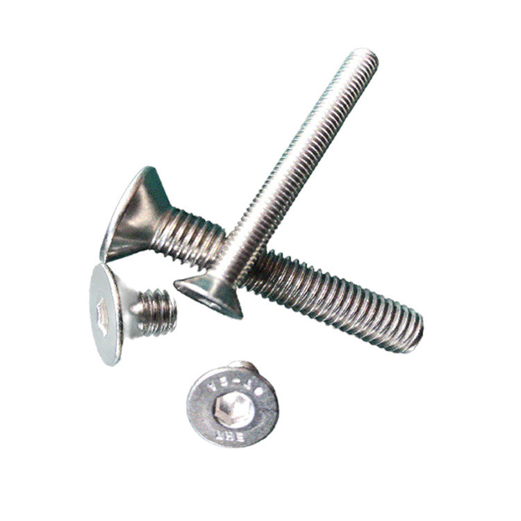 평면 마무리 A 레벨 강도 사용자 정의 A2 스테인리스 스틸 플러시 마운트 실린더 머리 헥스 소켓 기계 나사